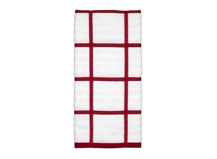 All-Clad Textiles Check Chili Kitchen Towel