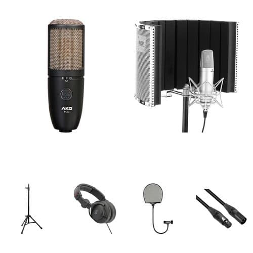 AKG P420 Large-Diaphragm Multipattern Condenser Microphone (Black)