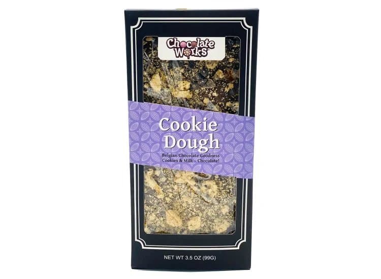 Chocolate Works 3.5 oz. Cookie Dough Chocolate Bar