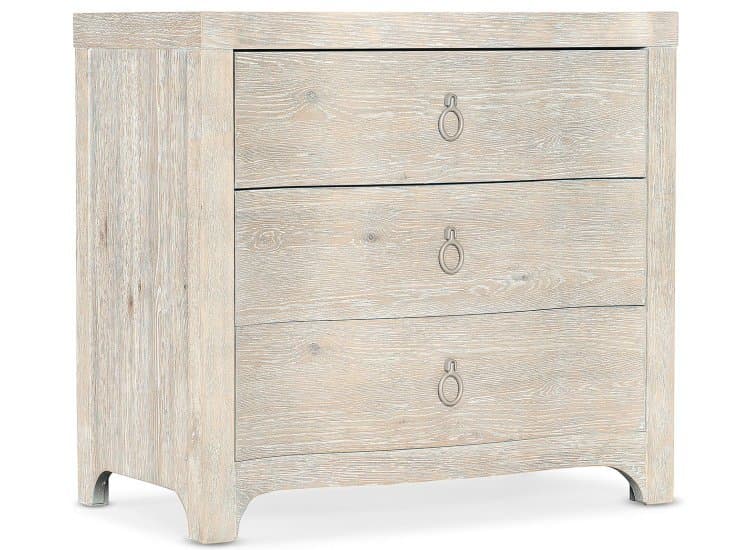 Hooker Furniture Bedroom Serenity Surf Antigua Three Drawer Nightstand