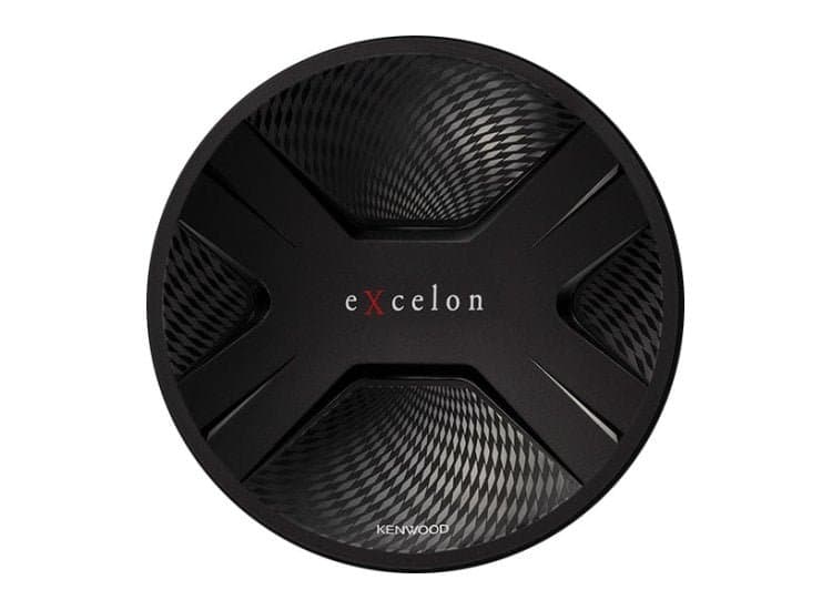 Kenwood eXcelon 10-Inch 4-Ohm Car Subwoofer, Black