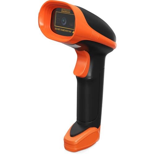 Ambir Technology Inc BR200-BL Wireless Barcode Reader (Black/Orange)