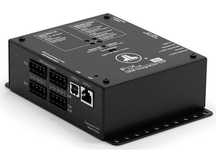 JL Audio Black OEM Integration DSP With Automatic Time Correction And Digital EQ