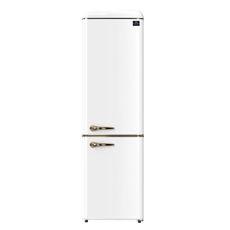 Storico 9 Cu. Ft. Retro Compact Refrigerator with Bottom-Freezer