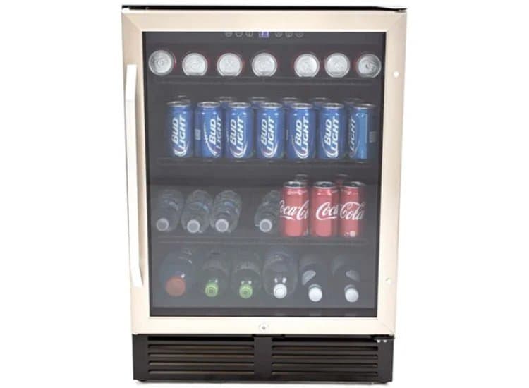 Avanti 5 Cu. Ft. Beverage Center 24-Inch Wide, Stainless Steel Frame