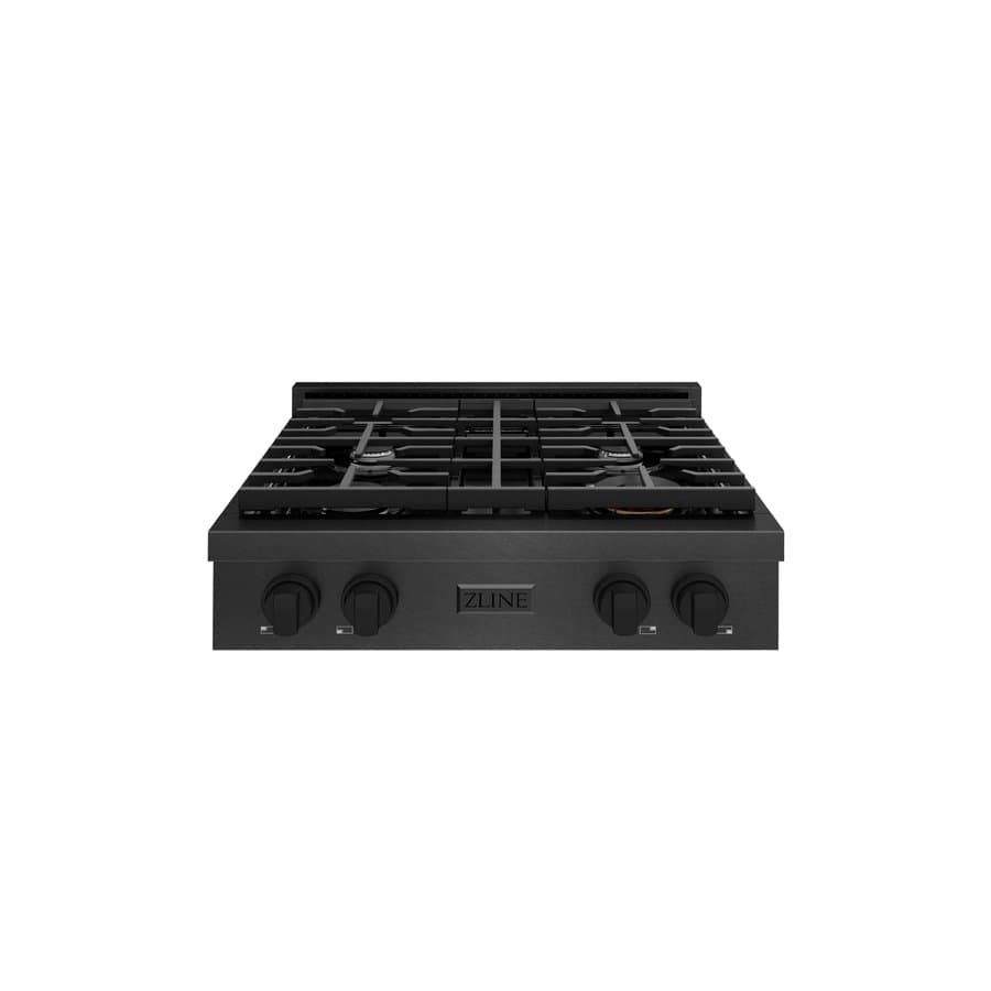 ZLINE KITCHEN & BATH Paramount 30-in 4 burners Black Stainless steel Gas Cooktop