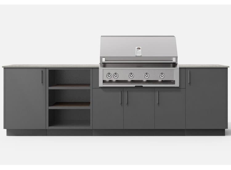 Urban Bonfire Dawn 42 Anthracite Grill & Storage Cabinet