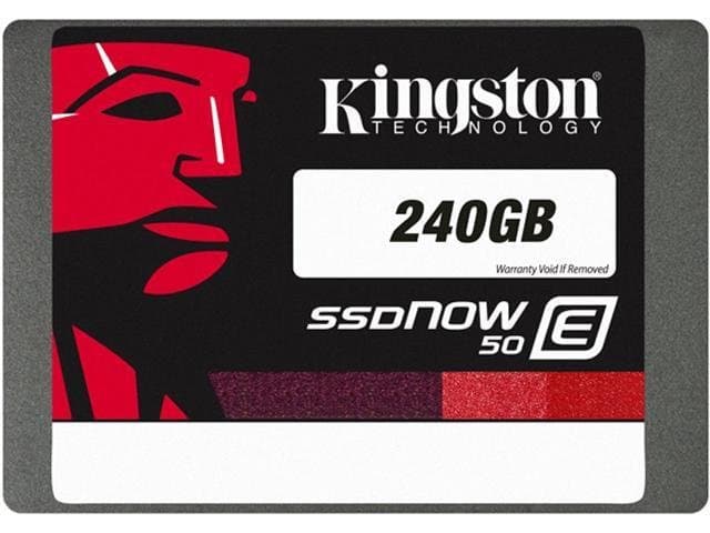 Kingston E50 2.5" 240GB SATA MLC Internal Solid State Drive (SSD) SE50S37/240G