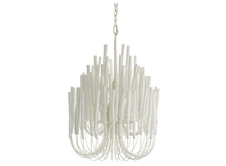 Arteriors Tilda Small Whitewashed Wood Chandelier