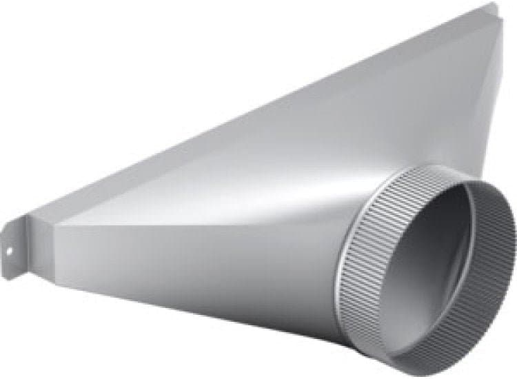 Bosch 6" Stainless Steel Side/Rear Transition For Downdrafts