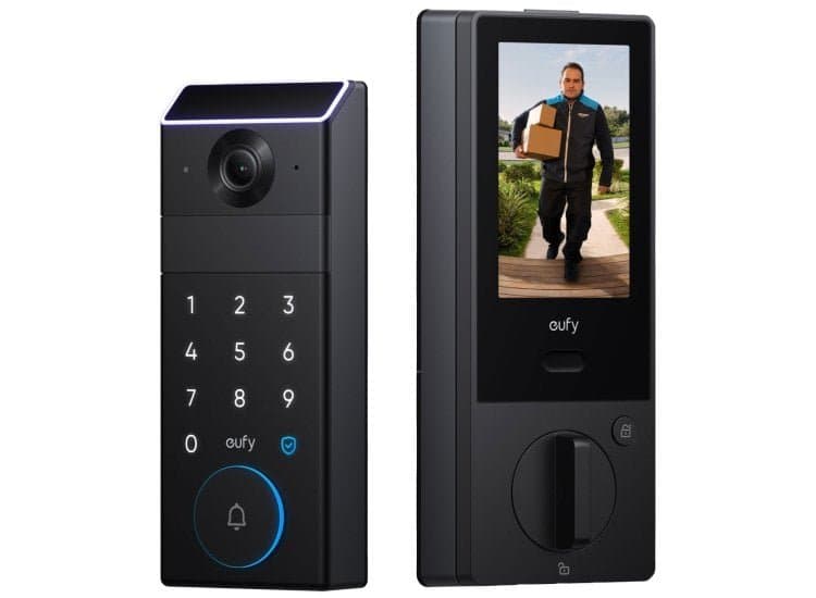 eufy FamiLock S3 Max Smart Lock 2K Battery with Palm Vein Unlocking