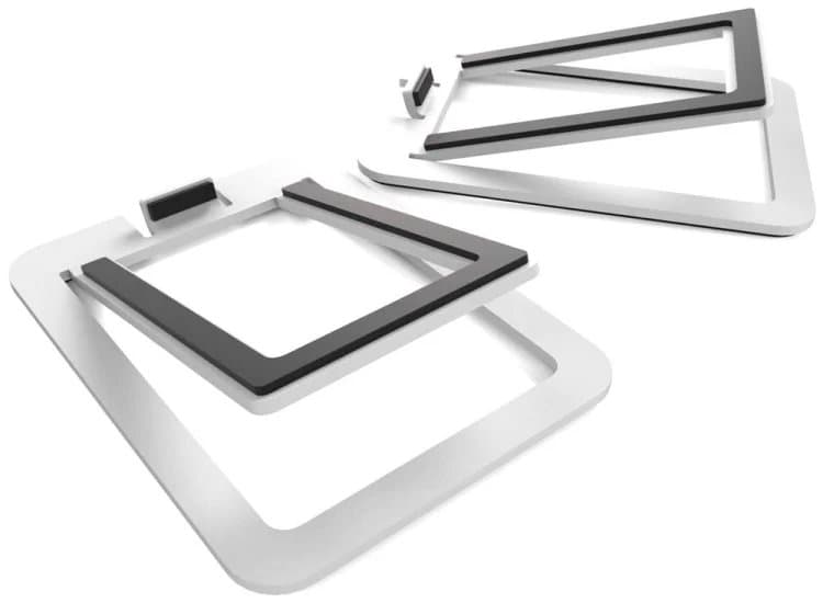 Kanto S2 White Desktop Speaker Stands (Pair) - S2W