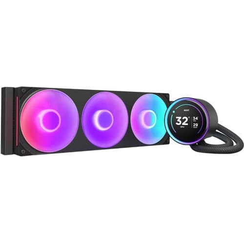 NZXT 360mm Kraken Elite RGB All-in-One Liquid Cooler (Black)