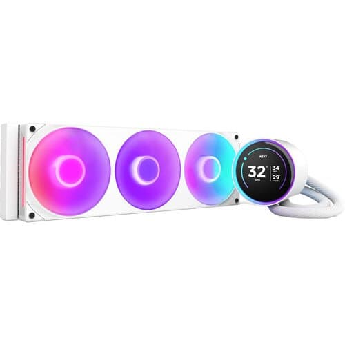 NZXT 360mm Kraken Elite RGB All-in-One Liquid Cooler (White)