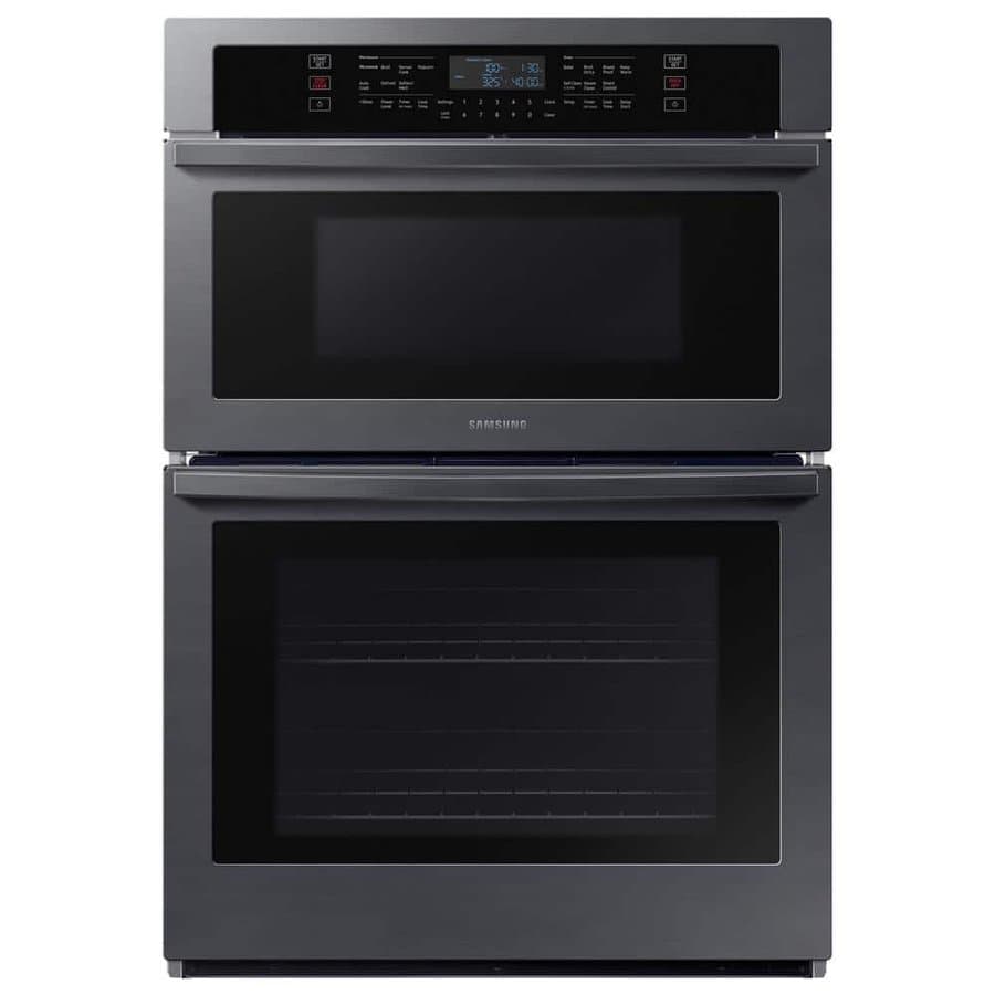5.1 cu. ft. Electric Wall Oven and Microwave Combo, Black Stainless Steel with Wi-Fi