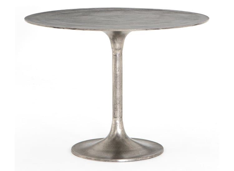 Four Hands Marlow Collection Simone Raw Nickel Bistro Table