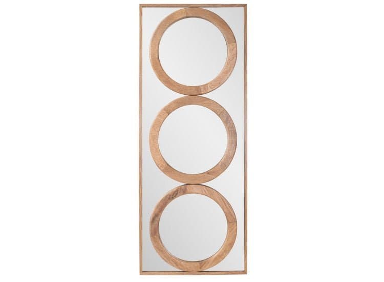 Howard Elliott Balwani Oversized Mirror, Natural