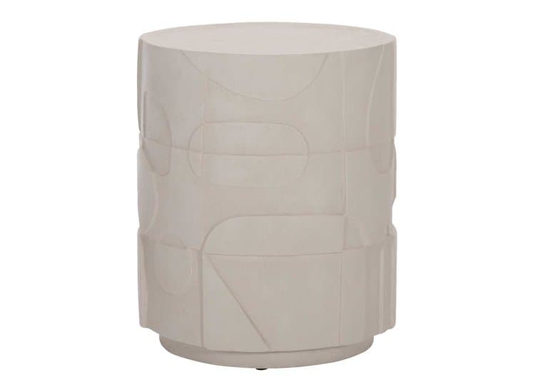 Bernhardt Zina Accent Table, Crema