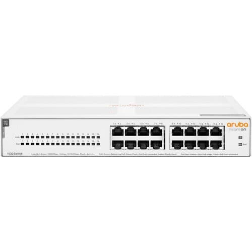 HPE Networking Instant On 1430 16-Port PoE Unmanaged Switch