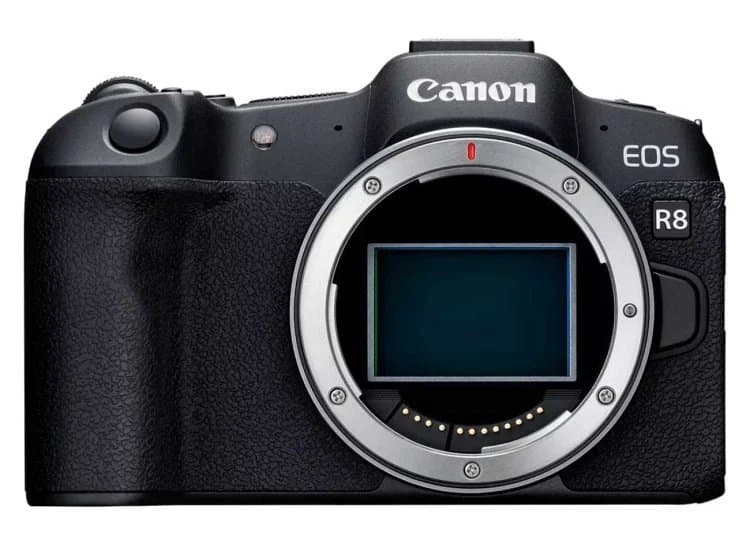 Canon EOS R8 Mirrorless Camera Body with Cropping Guide Firmware