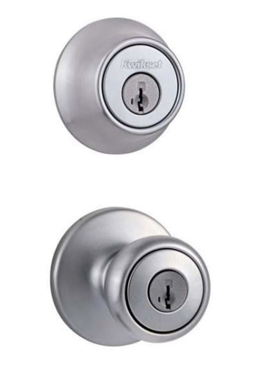 Kwikset Tylo Keyed Entry Knob Deadbolt SmartKey