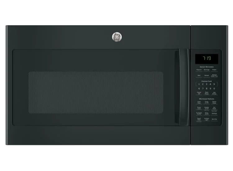 GE 1.9 Cu. Ft. Black Over-The-Range Sensor Microwave Oven