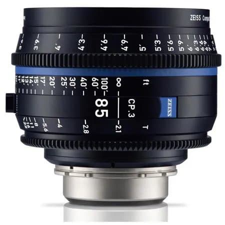 Zeiss CP.3 85mm T2.1 Compact Prime Cine Lens for PL Mount, Feet