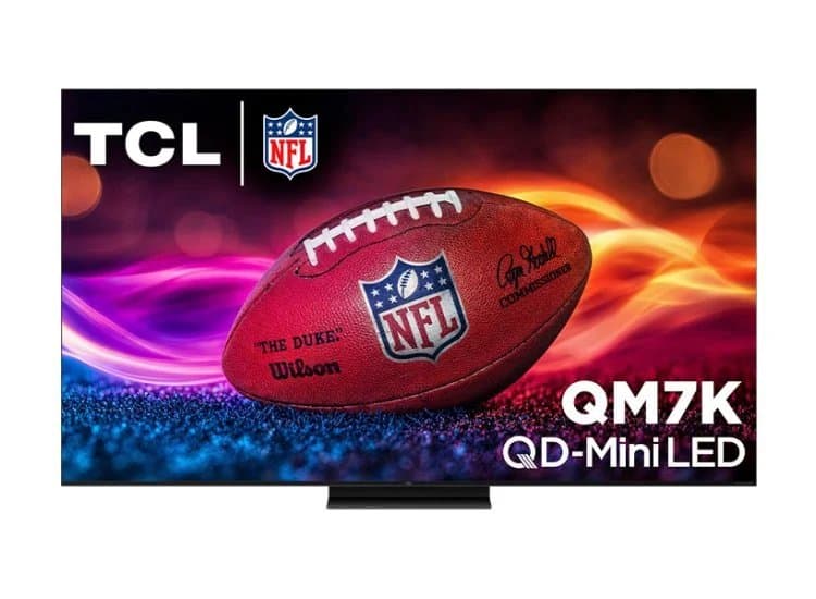 TCL QM7K Series QD-Mini QLED TV 65-Inch 4K Smart with Google TV, Black