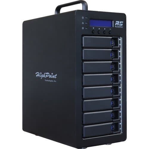 HighPoint RS6618V 8-Bay Thunderbolt 3 RAID Enclosure