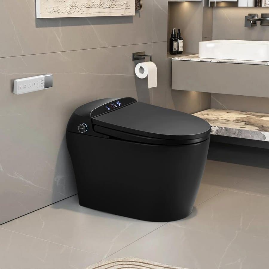 ANGELES HOME Elongated Smart Toilet Bidet