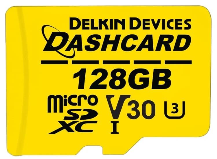 Delkin Devices DASHCARD 128GB microSD Memory Card For Dash Cameras