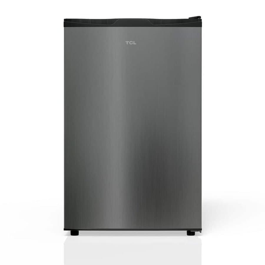 TCL 3.1 cu. ft. Compact Single Door Mini Refrigerator without Freezer in Silver