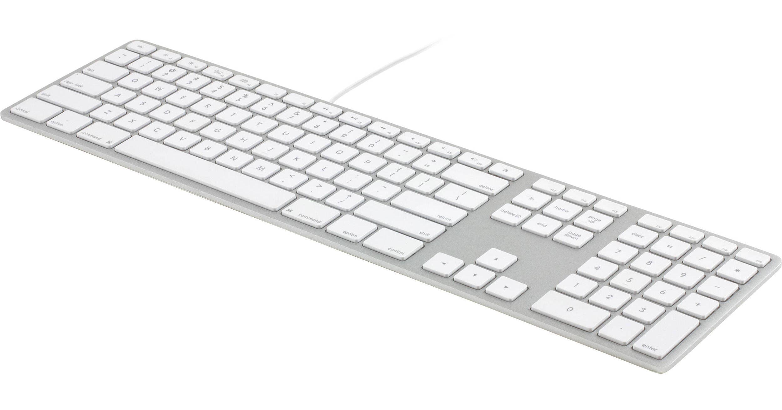 Matias Wired Aluminum Keyboard for Mac (Silver)