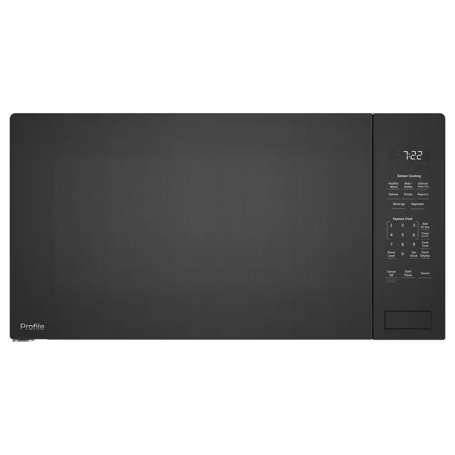 GE Profile Built-In Sensor Microwave Oven 2.2 Cu. Ft. Black