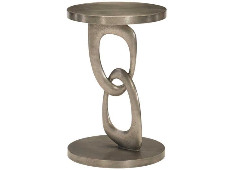 Bernhardt Linea Side Table, Textured Graphite