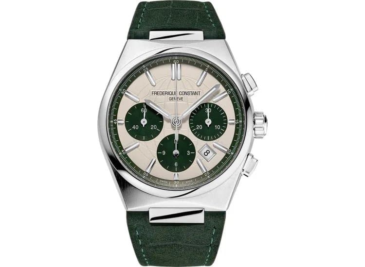 Frederique Constant Highlife Chronograph Automatic Watch 41mm with Opaline Dial