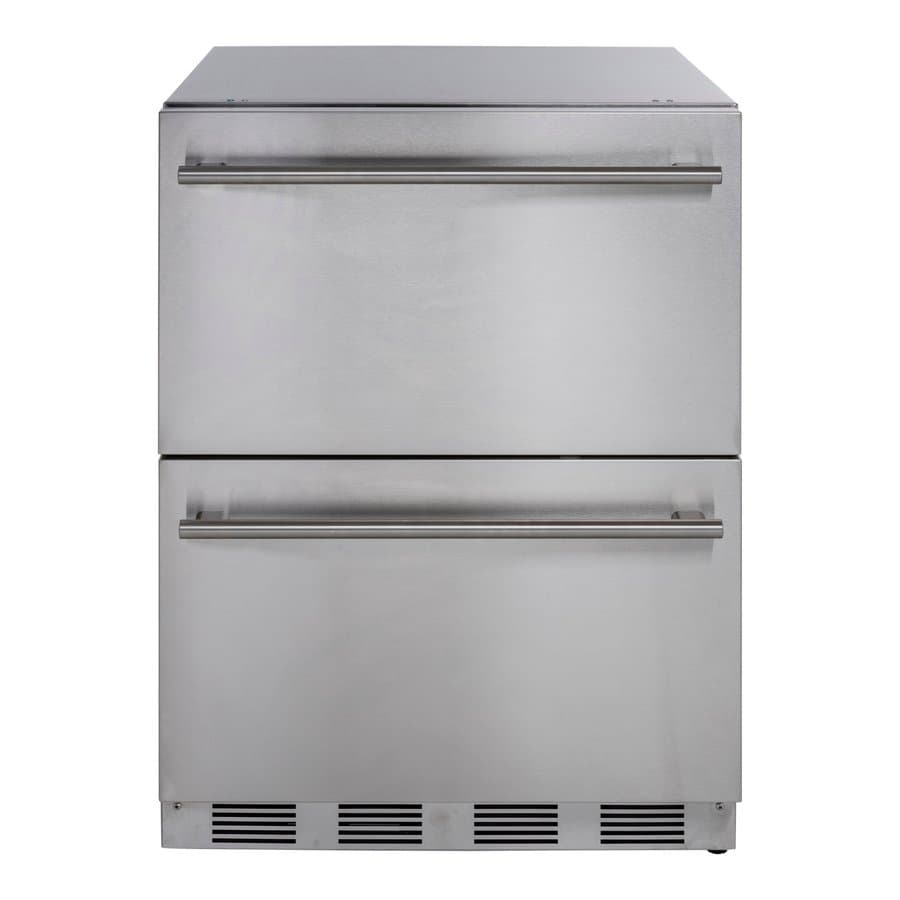 Maxximum Premium Outdoor Undercounter Refrigerator with 2 Drawers,, Stainless Steel MAXRD24O
