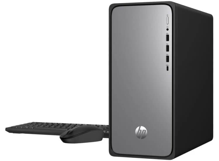 HP OmniDesk Desktop Intel Core i7-14700 16GB RAM 1TB SSD, Meteor Silver