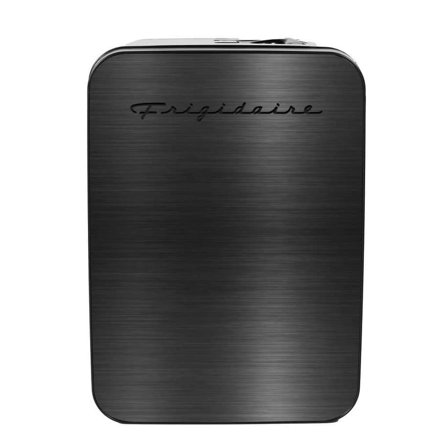 Frigidaire 1.5 cu. ft. 15-Can Retro Mini Refrigerator in Black Stainless Steel