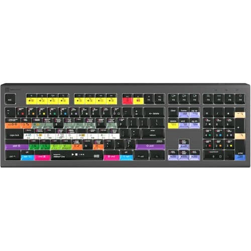 Logickeyboard ASTRA 2 Backlit Keyboard for Ableton Live 10 (Mac, US English)