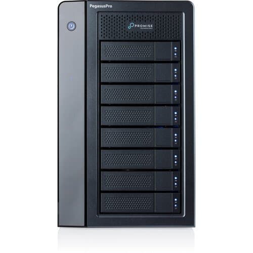 Promise Technology PegasusPro R8 64TB 8-Bay Thunderbolt 3 RAID Array (8 x 8TB)
