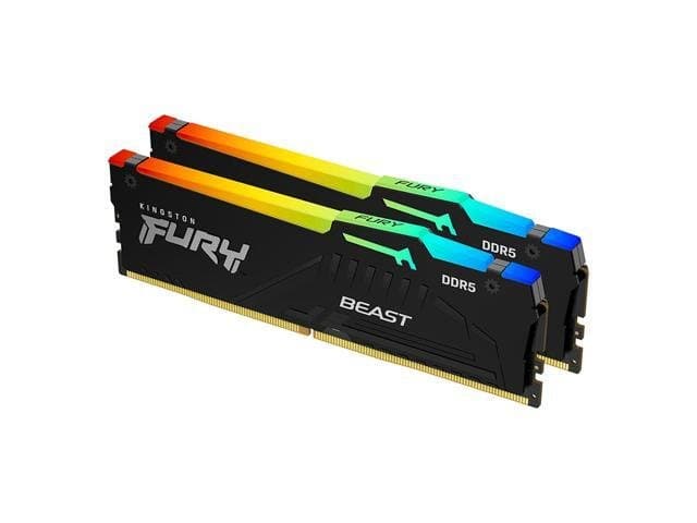 Kingston FURY Beast 64GB (2 x 32GB) 288-Pin PC RAM DDR5 6000 (PC5 48000) Memory (Desktop Memory) Model KF560C36BBE2AK2-64