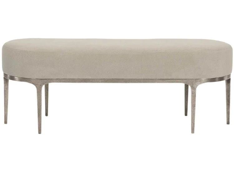 Bernhardt Linea Bench in Neutral | Textured Graphite