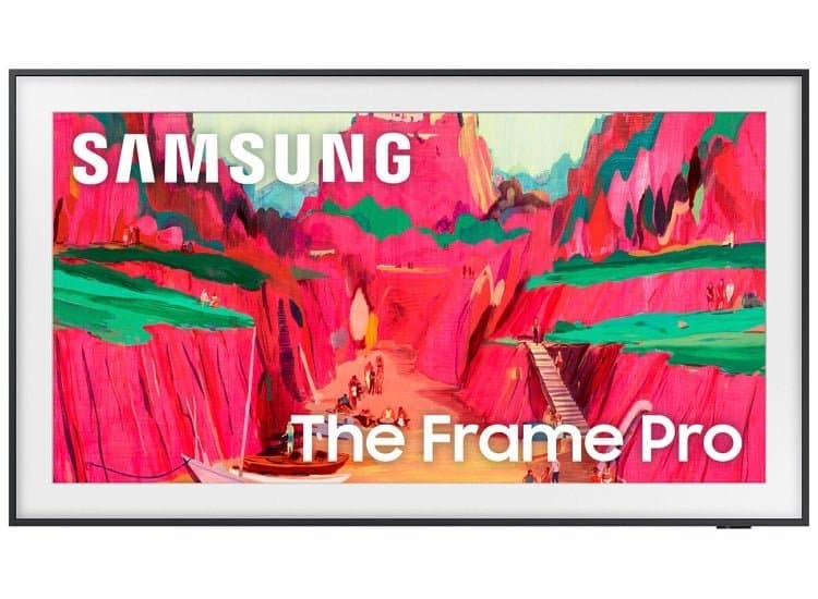 Samsung The Frame Pro LS03FW Neo QLED 4K 85-Inch Smart TV, Black