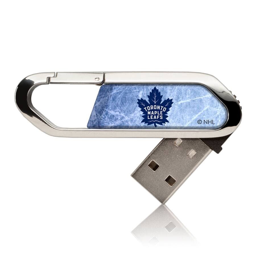 Toronto Maple Leafs Ice Flood Clip USB Flash Drive-16 GB USB-C