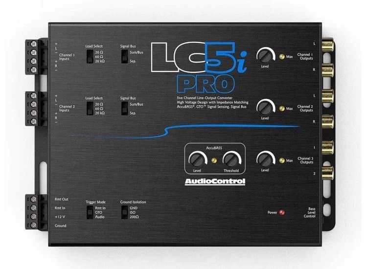 AudioControl 5-Channel Line Out Converter w/ Accubass