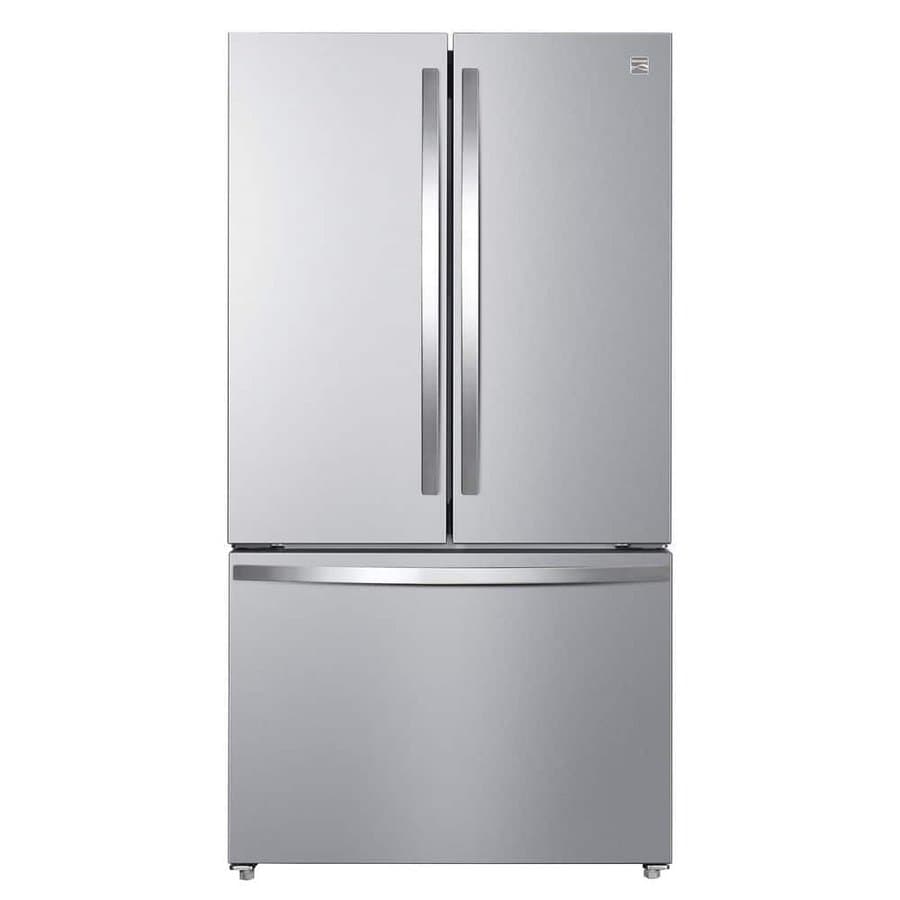 Kenmore 20.3 cu. ft. Counter Depth 3 Door Bottom Freezer Refrigerator in Stainless Steel with E-Star and Icemaker