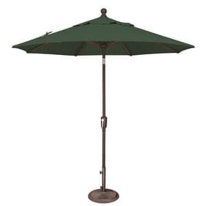 SimplyShade Catalina 7.5' Octagon Push Button Market Umbrella, Solefin Fabric-Forest Green