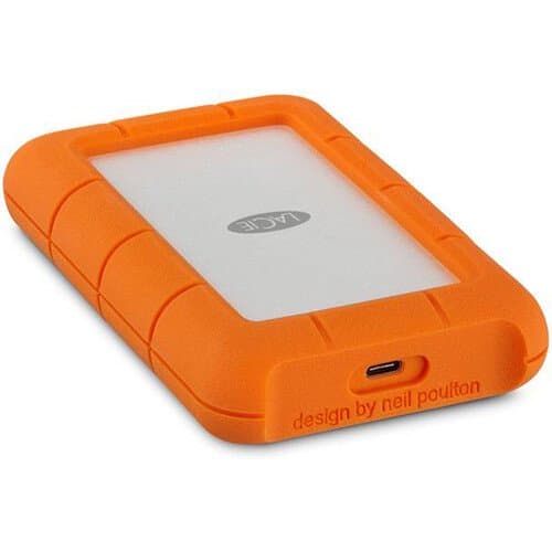 LaCie 2TB Rugged USB-C 3.2 Gen 1 External Hard Drive