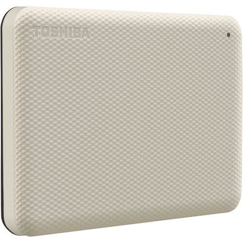 Toshiba 1TB Canvio Advance USB-A 3.2 Gen 1 Portable Hard Drive (White)